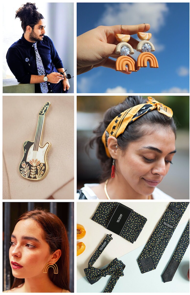Accessories for upgrading your video call style from Etsy