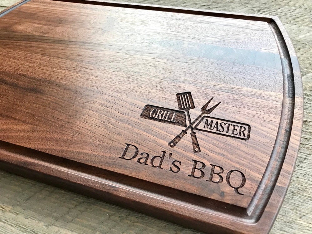 A personalized cutting board from CD Shardwoods