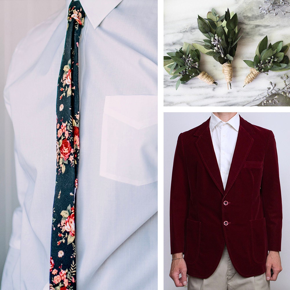 A collage of Etsy items hand-picked to match Terrell's style