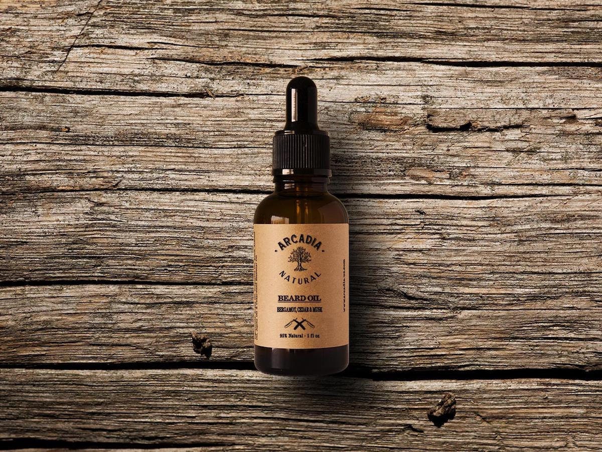 Bergamot, cedar, and musk beard oil from Arcadia Natural, and more of the best dad gifts on Etsy
