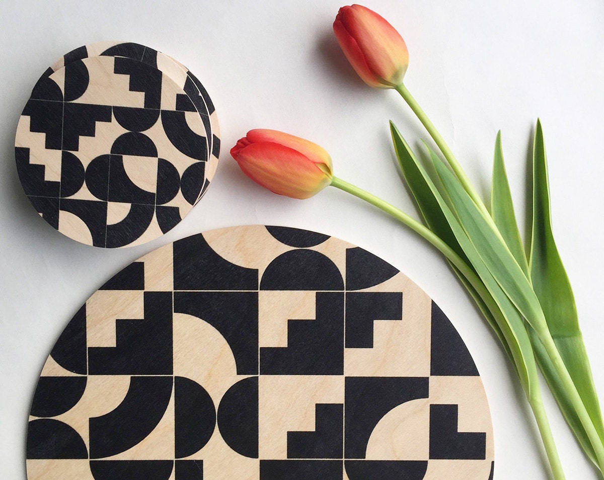 Trivets and coasters from Etsy
