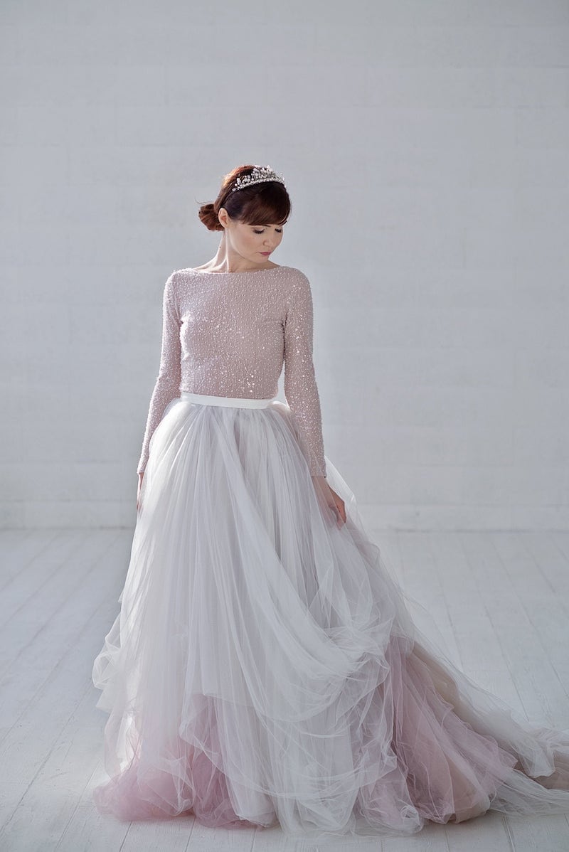 Raina ombré tulle bridal skirt from Wardrobe by Dulcinea