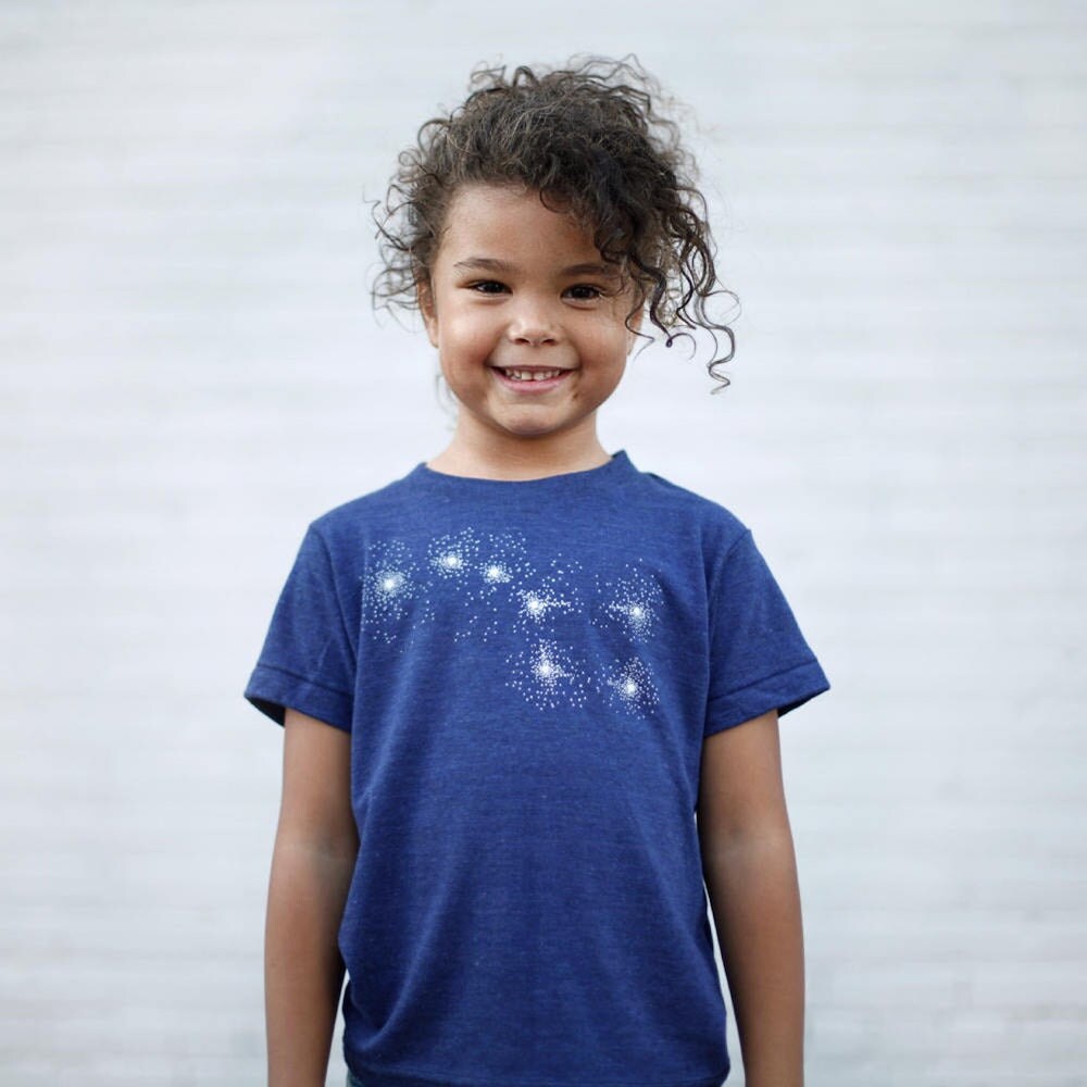 Constellation tee for kids from Etsy