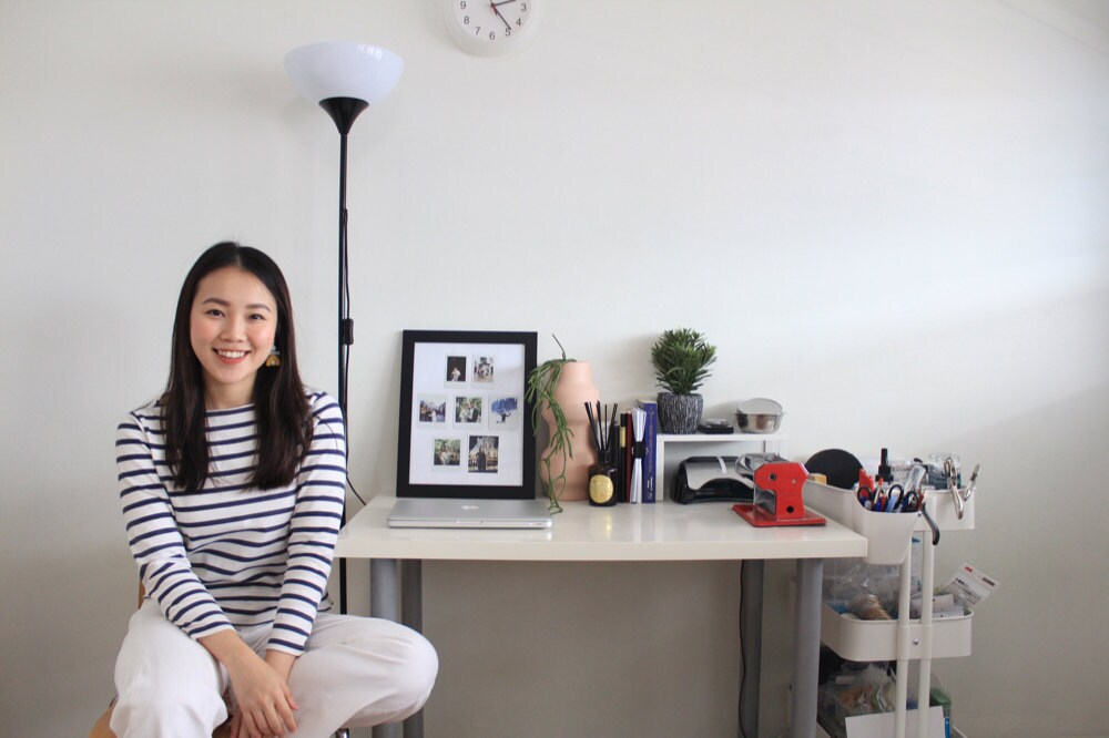 A portrait of Jessica Jasmine in her studio.