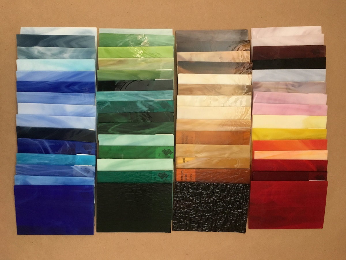 Alla's stained glass color swatches