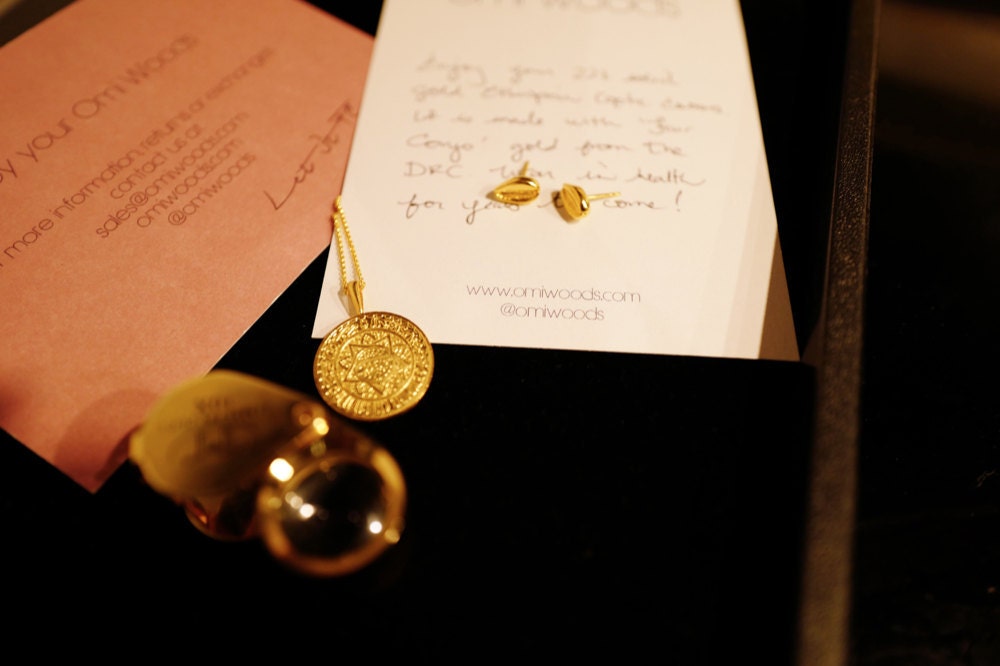 A hand-written thank you from Ashley to her customer