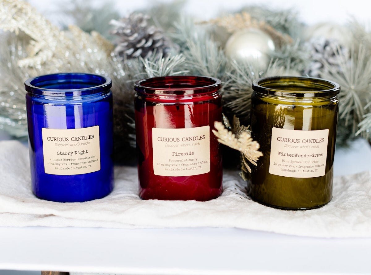 Winter Collection from Curious Candles Studio on Etsy