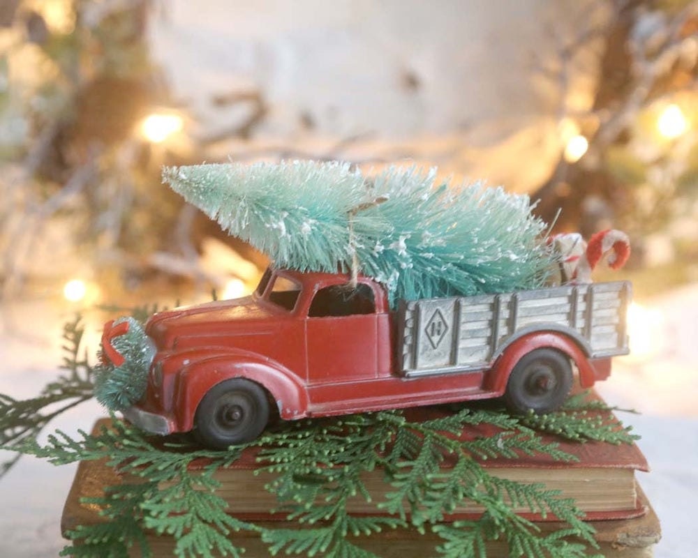 Vintage toy truck from The Heirloom Shoppe