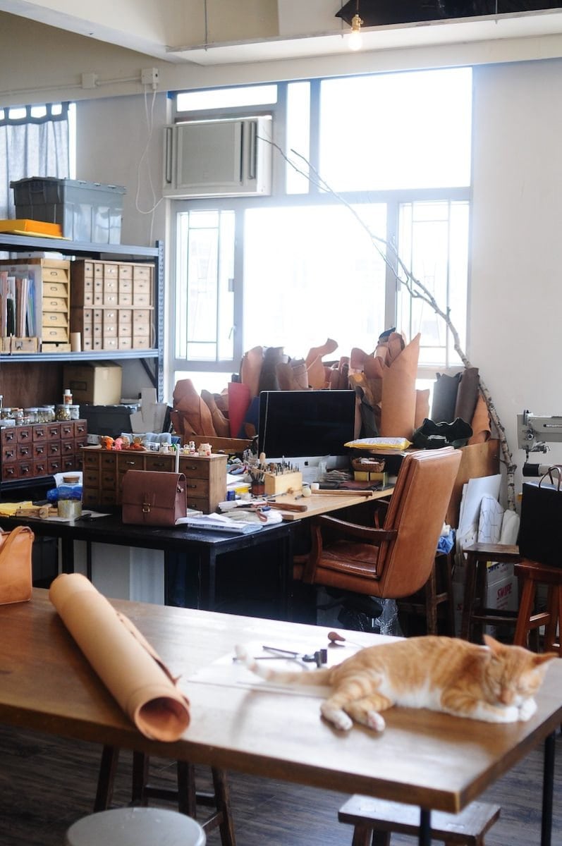 Joe Wong's sunny Hong Kong studio