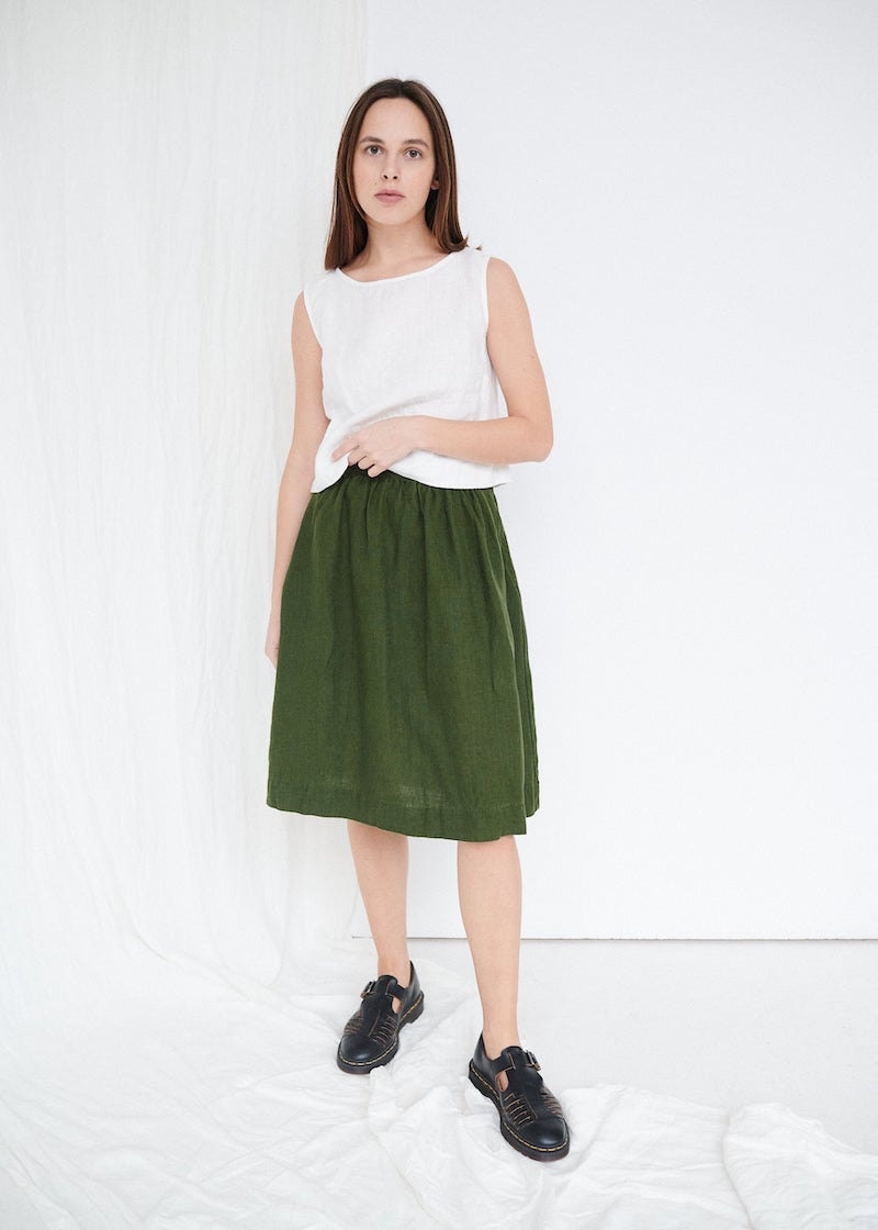 Linen Laura skirt from Linenfox