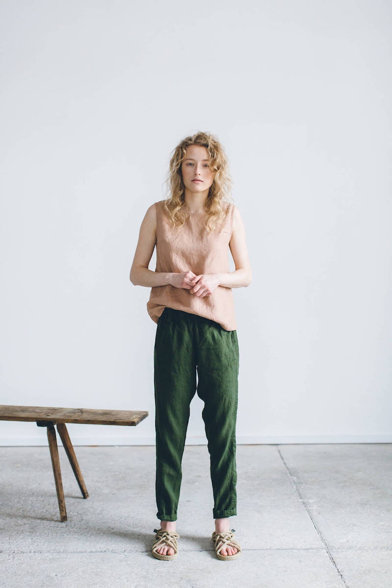 Linen Nova trousers from Linenfox