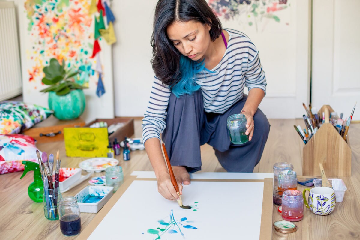 Watercolor artist Ingrid Sanchez Watercolor artist Ingrid Sanchez