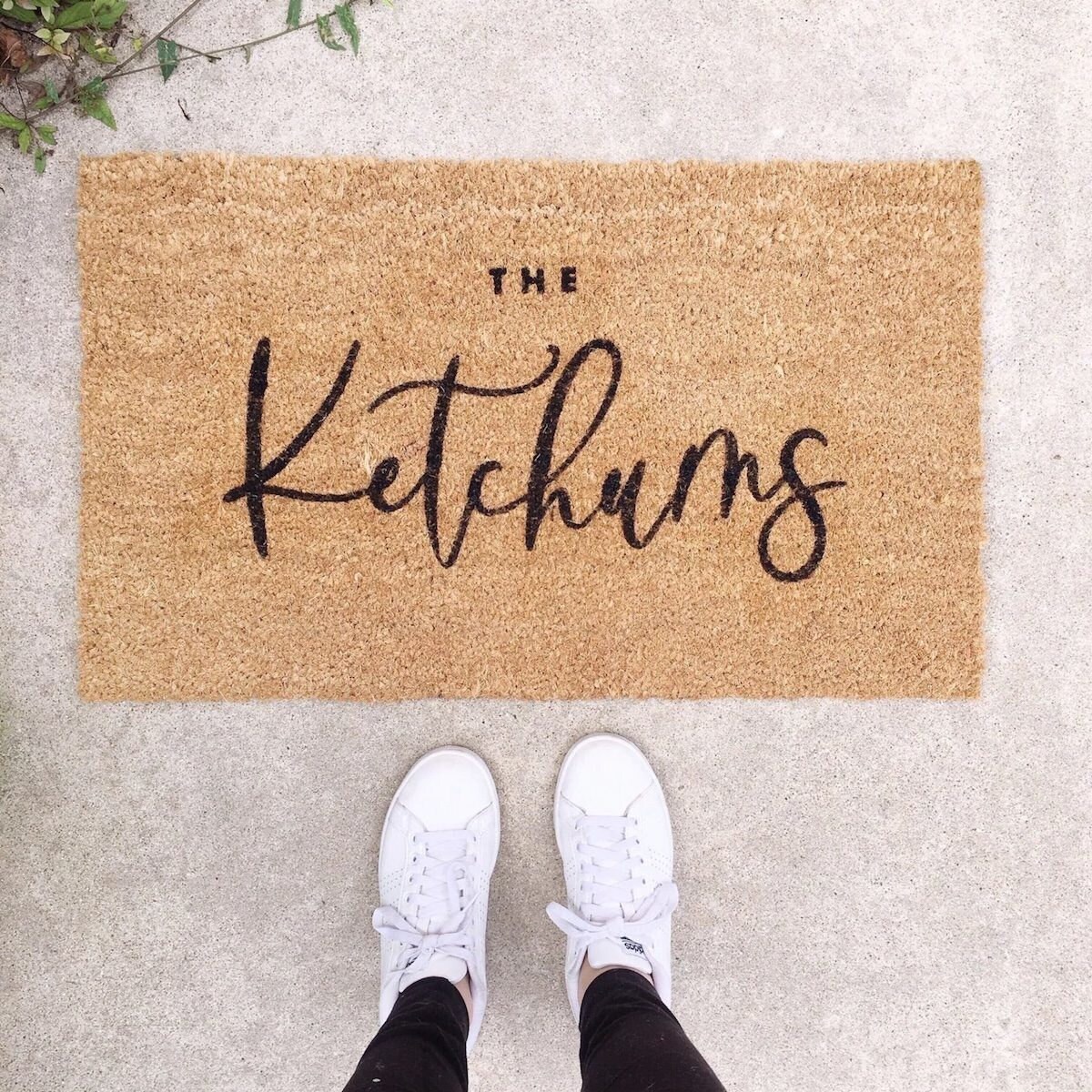 Personalized door mat from Etsy