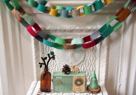 How to Make Felt Circle Garland - Life Sew Savory