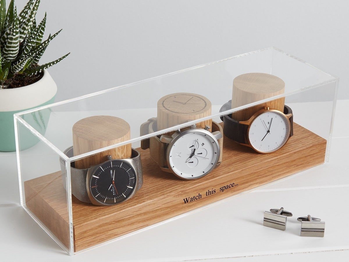 Personalized watch box from MijMoj