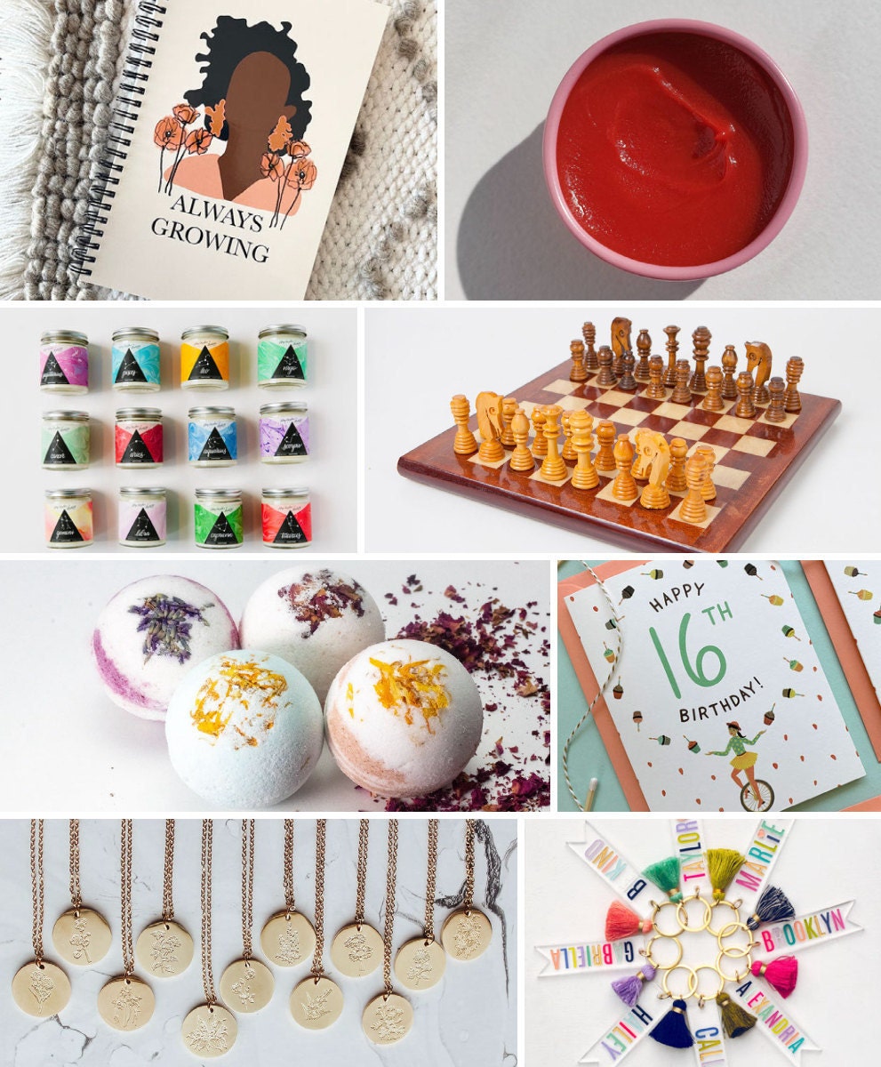 Unique 16th birthday gift ideas from Etsy