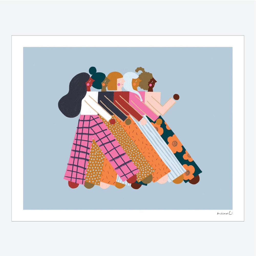 Women March On print from Meenal Patel Studio