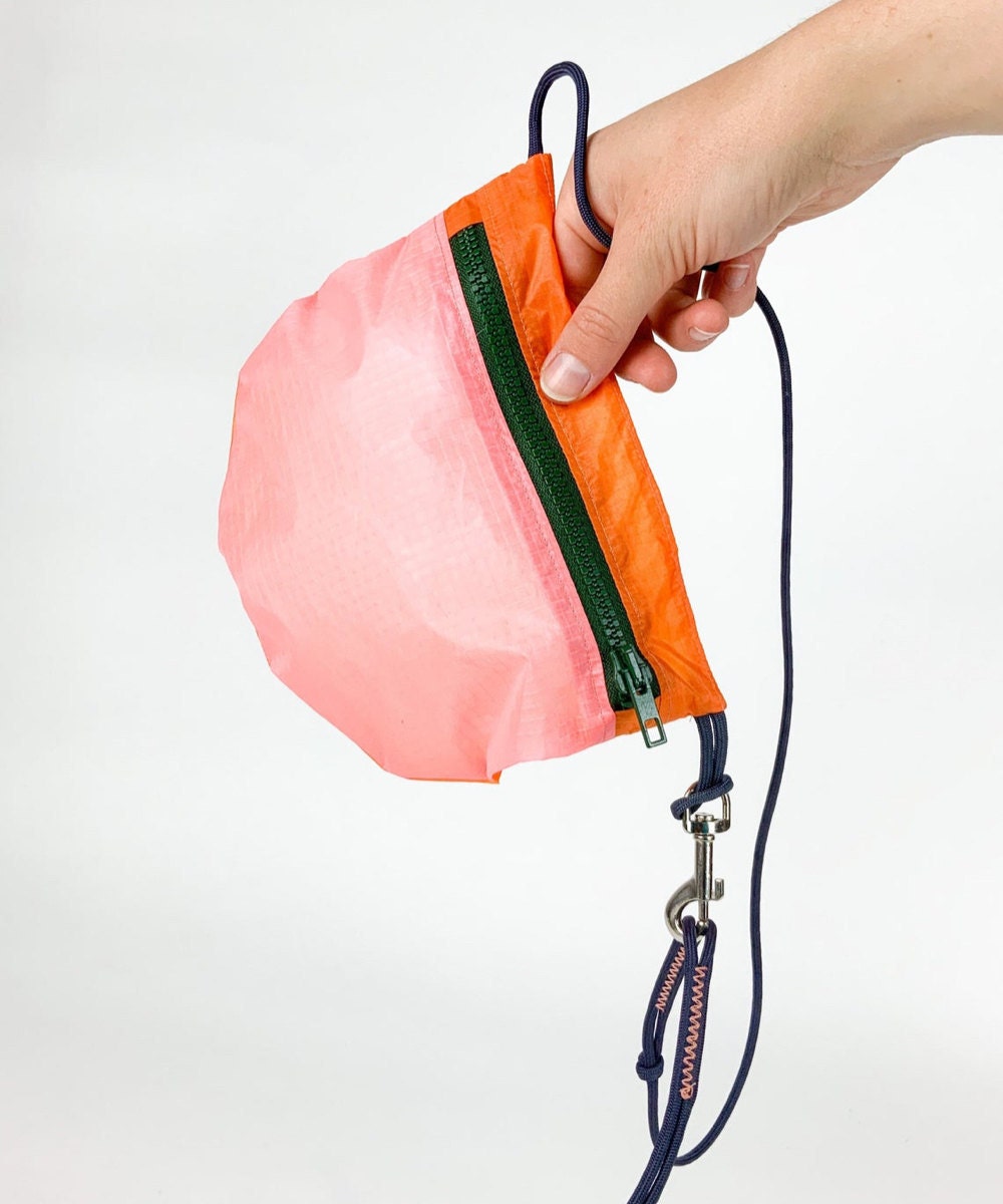 An upcycled nylon fanny pack from The Viv Goods