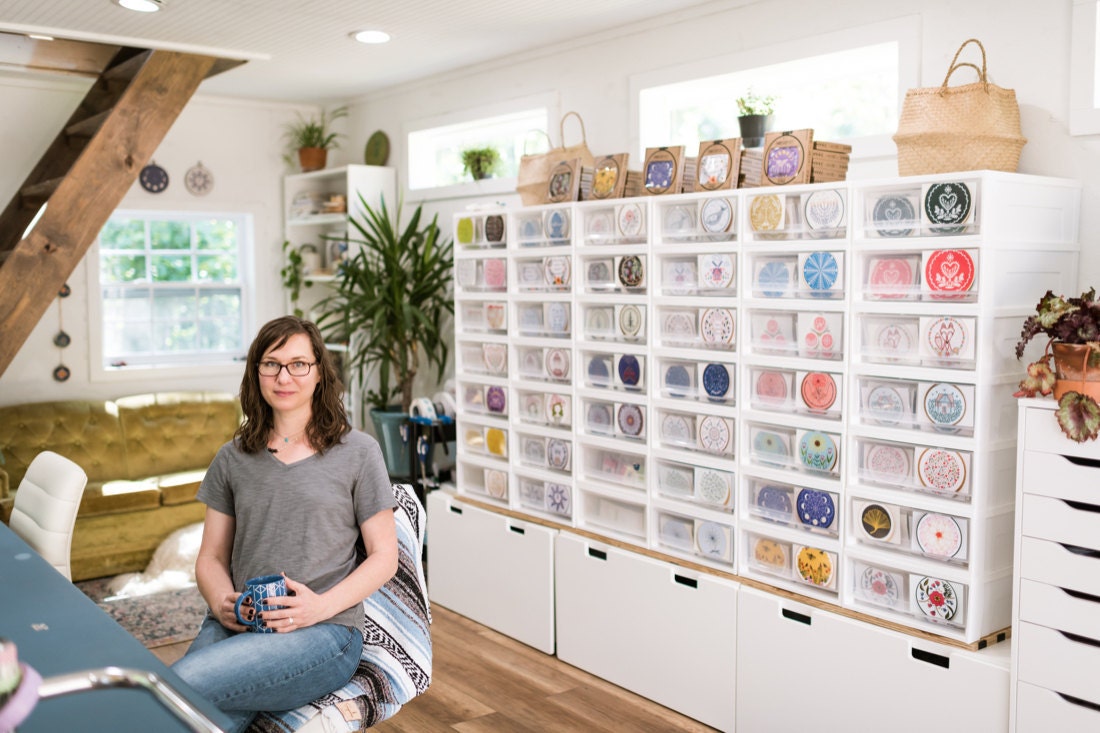 Portrait of Cozy Blue shop owner Liz Stiglets