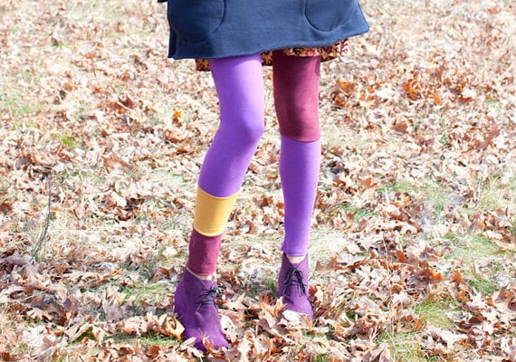 purple leggings