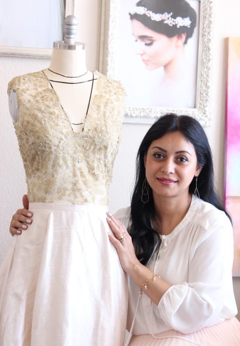 Portrait of bridal designer Smitha Menon