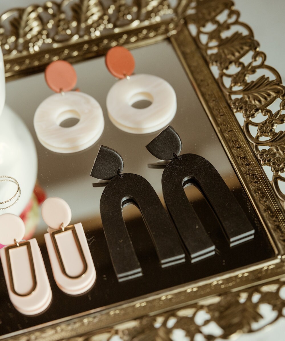 Assorted statement earrings from Kaju