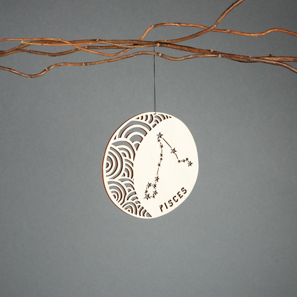 Zodiac ornaments from Light + Paper