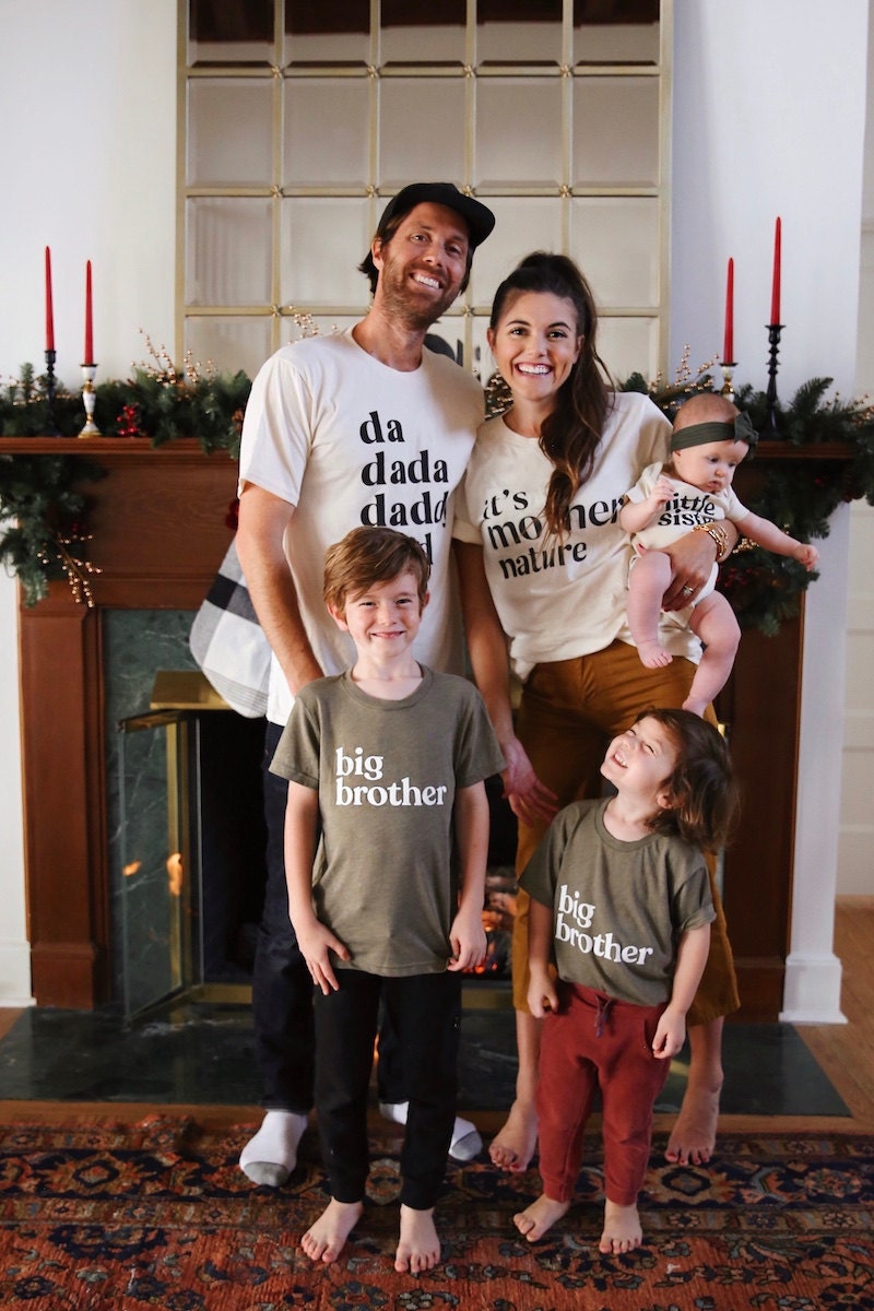 Themed family t-shirts from Etsy