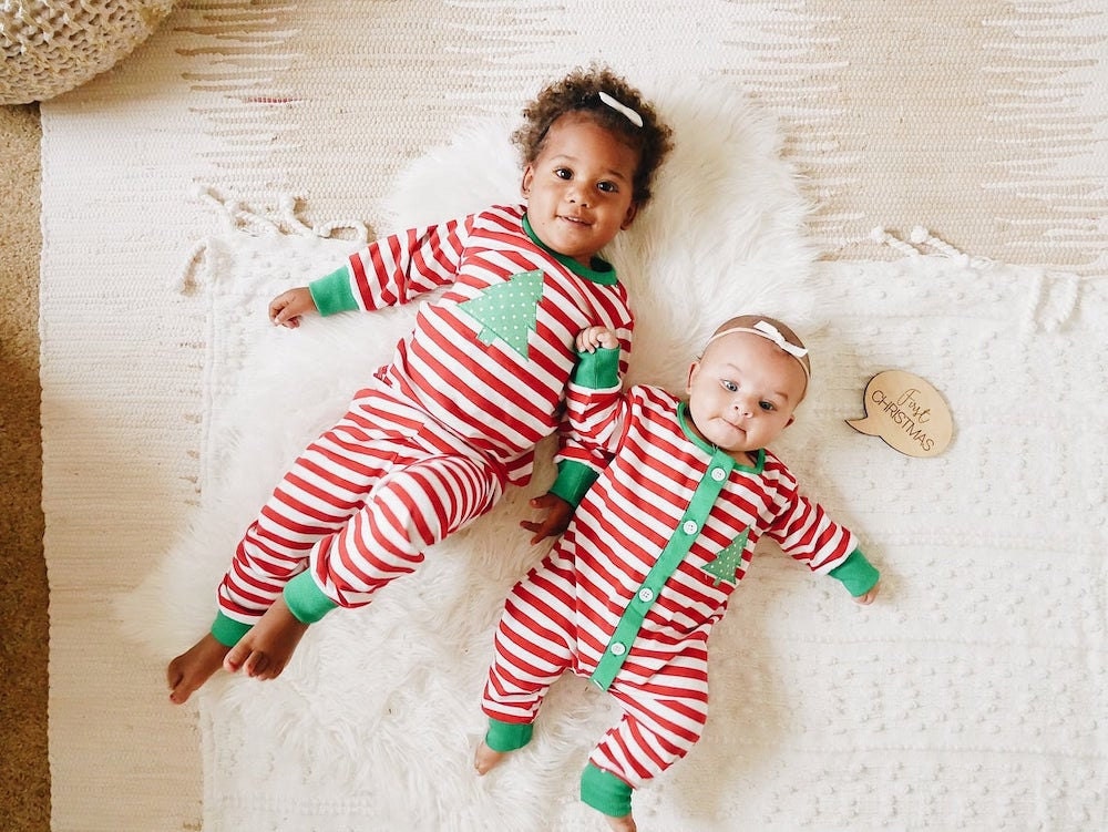 Matching pajamas for kids from Sugar Bee Clothing on Etsy