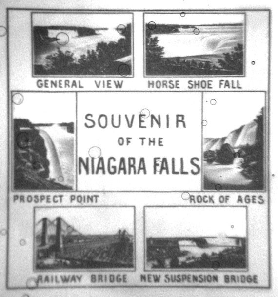 Niagara Falls 6v USA JAS Charm Satin Spar SMALL