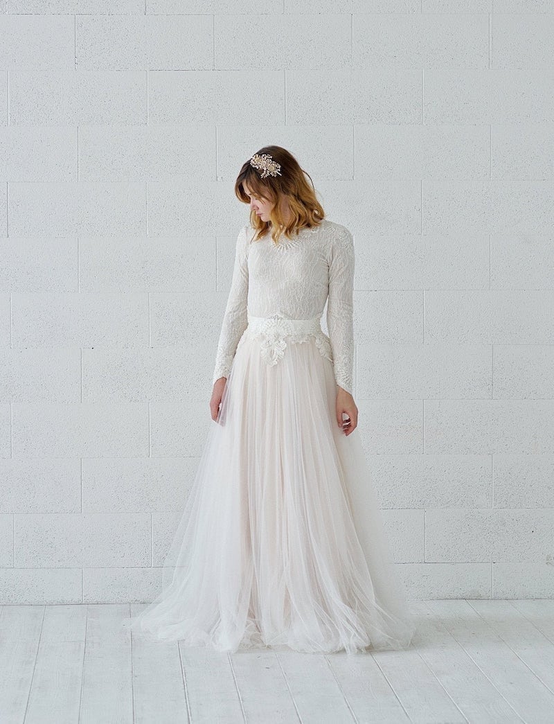 Kyra long-sleeved wedding dress from Wardrobe by Dulcinea