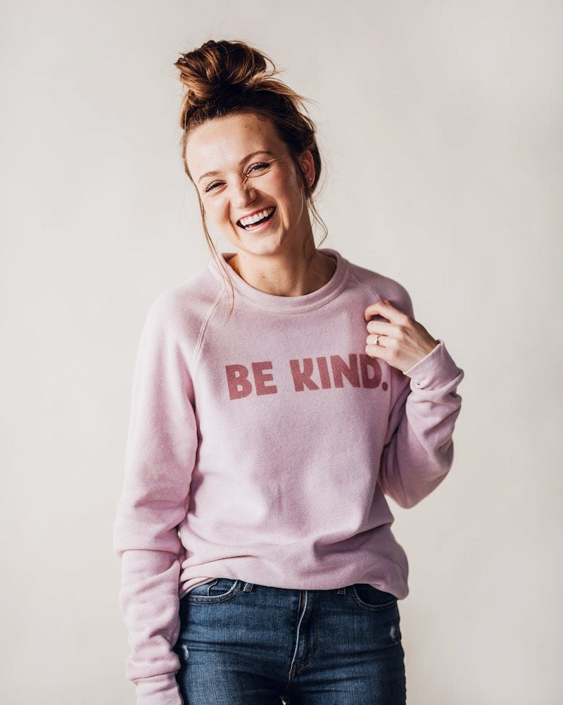 "Be kind" sweatshirt from August Ink