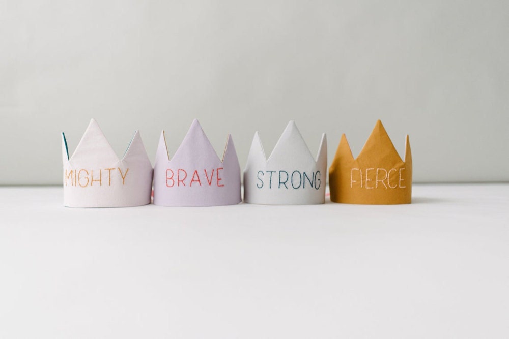 DIY fabric crown pattern from Kyla Something