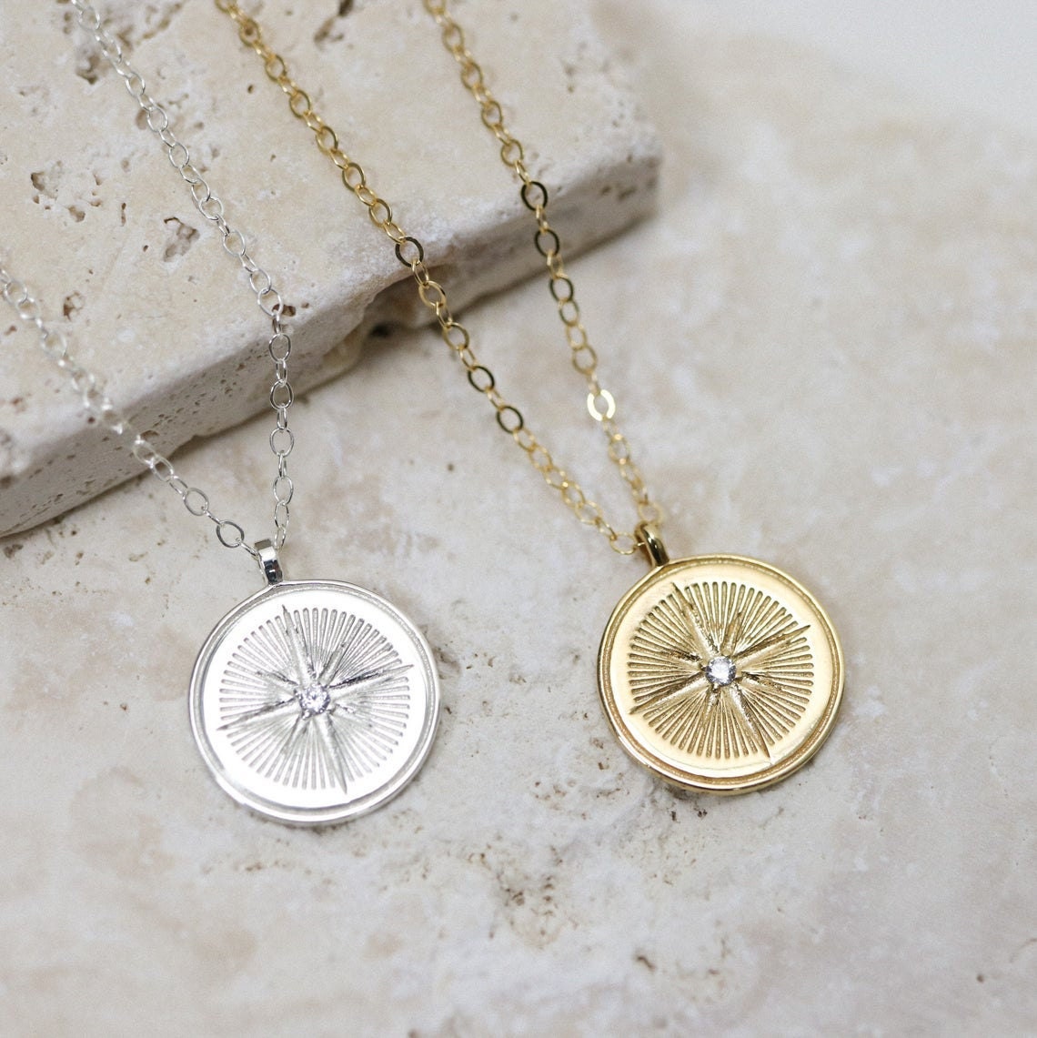 North Star coin necklaces from EVREN