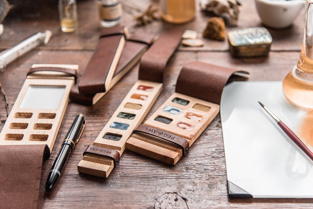 Painter palettes from Peg and Awl