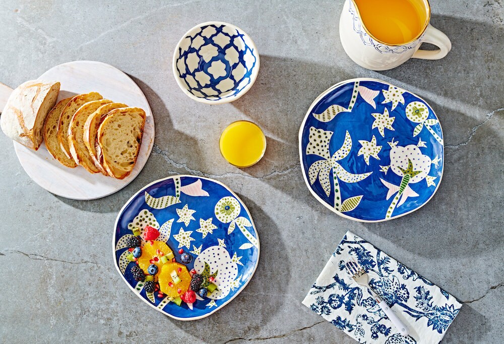 Ceramic plates and bowls from Ceramica Botanica