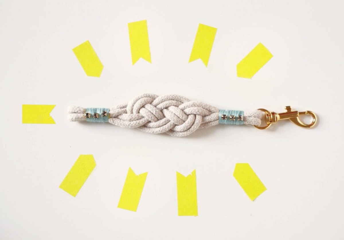 How to make a nautical knot bracelet, with tips from Etsy