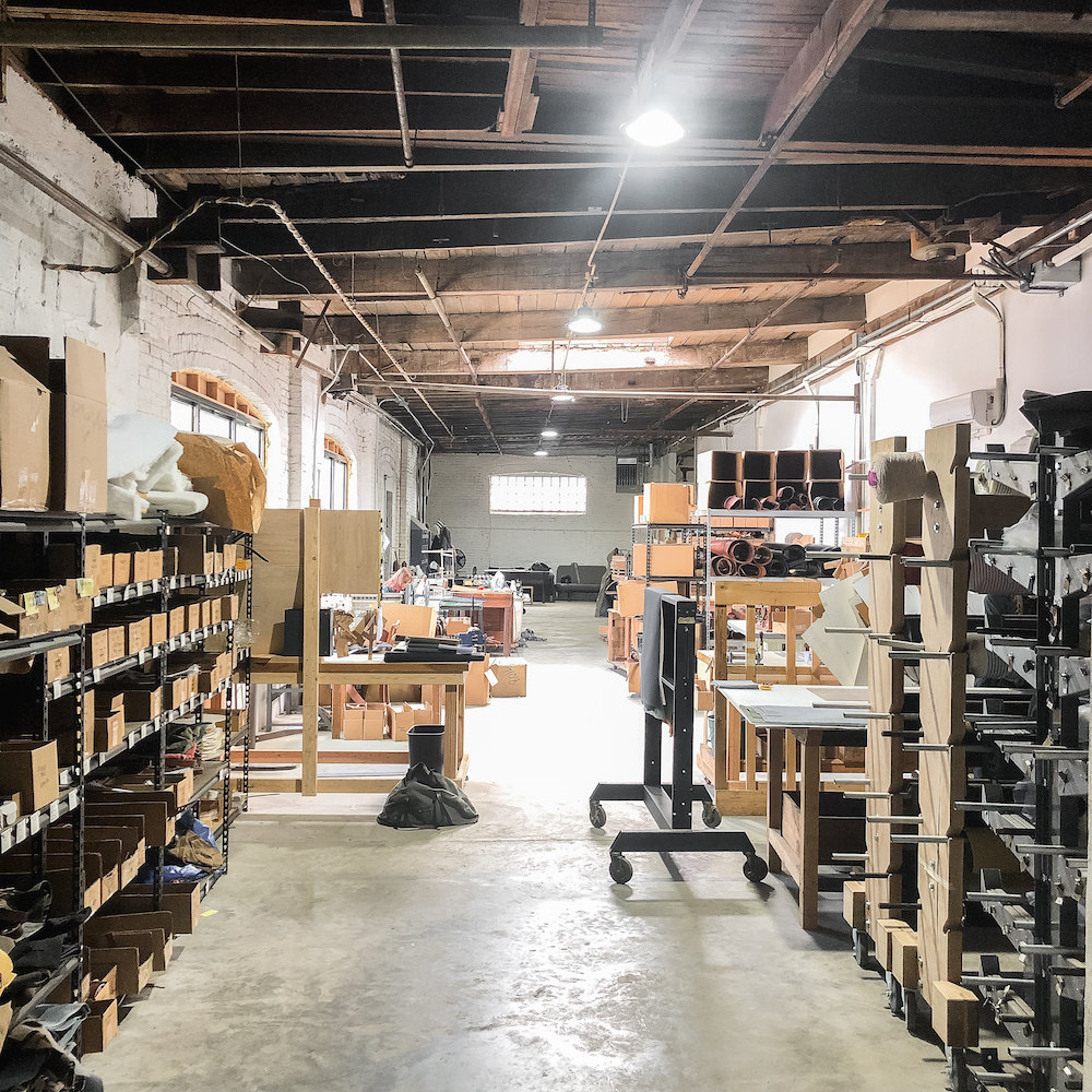 The new Peg and Awl workshop space.