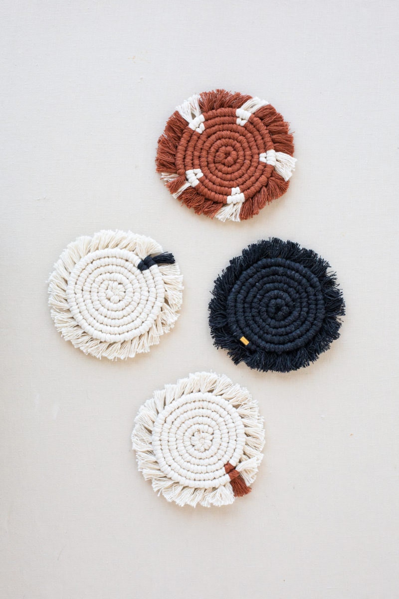 JoJo Fletcher x Etsy macrame coasters