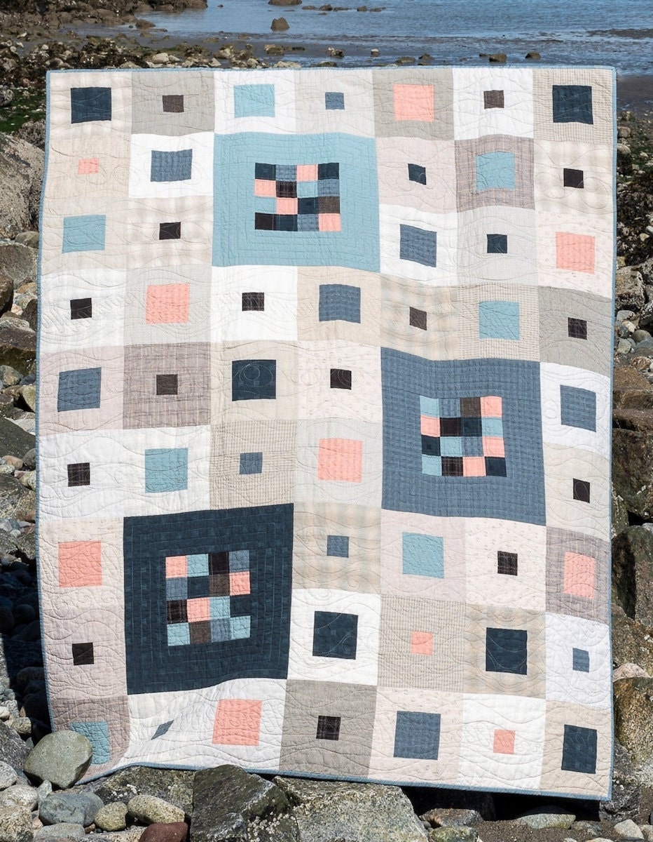 A textured quilt kit from Etsy