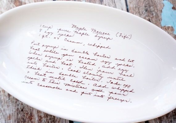 handwriting-dish