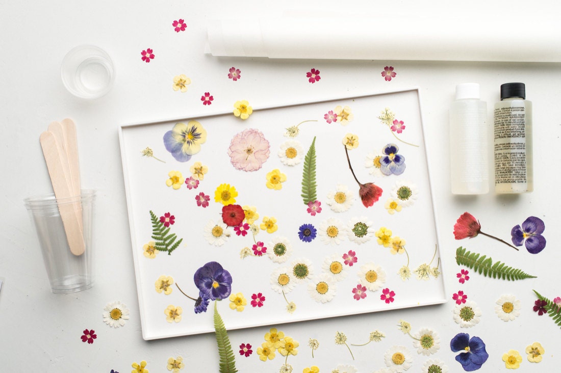 Materials for the DIY spread out in a flat lay