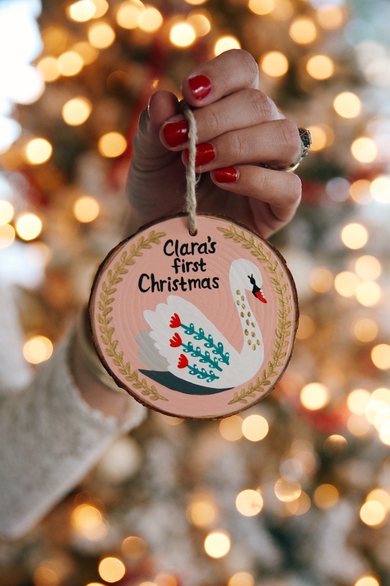 Handmade custom holiday ornament