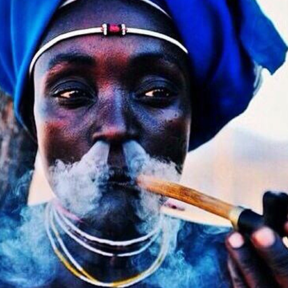 African smoking image