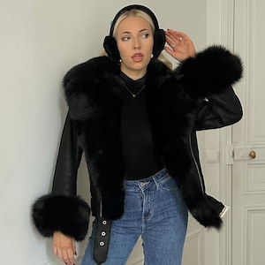Victoria - Sheepers Black Sheepskin Jacket