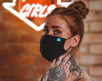 X2 Gefilterd Zwart Gezichtsmasker