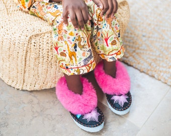 Children's Poppy Sheepers slippers