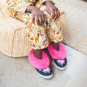 Children&#39;s Poppy Sheepers slippers