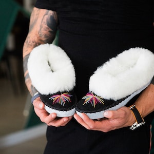 Herr regnbågsfärgade Sheepers