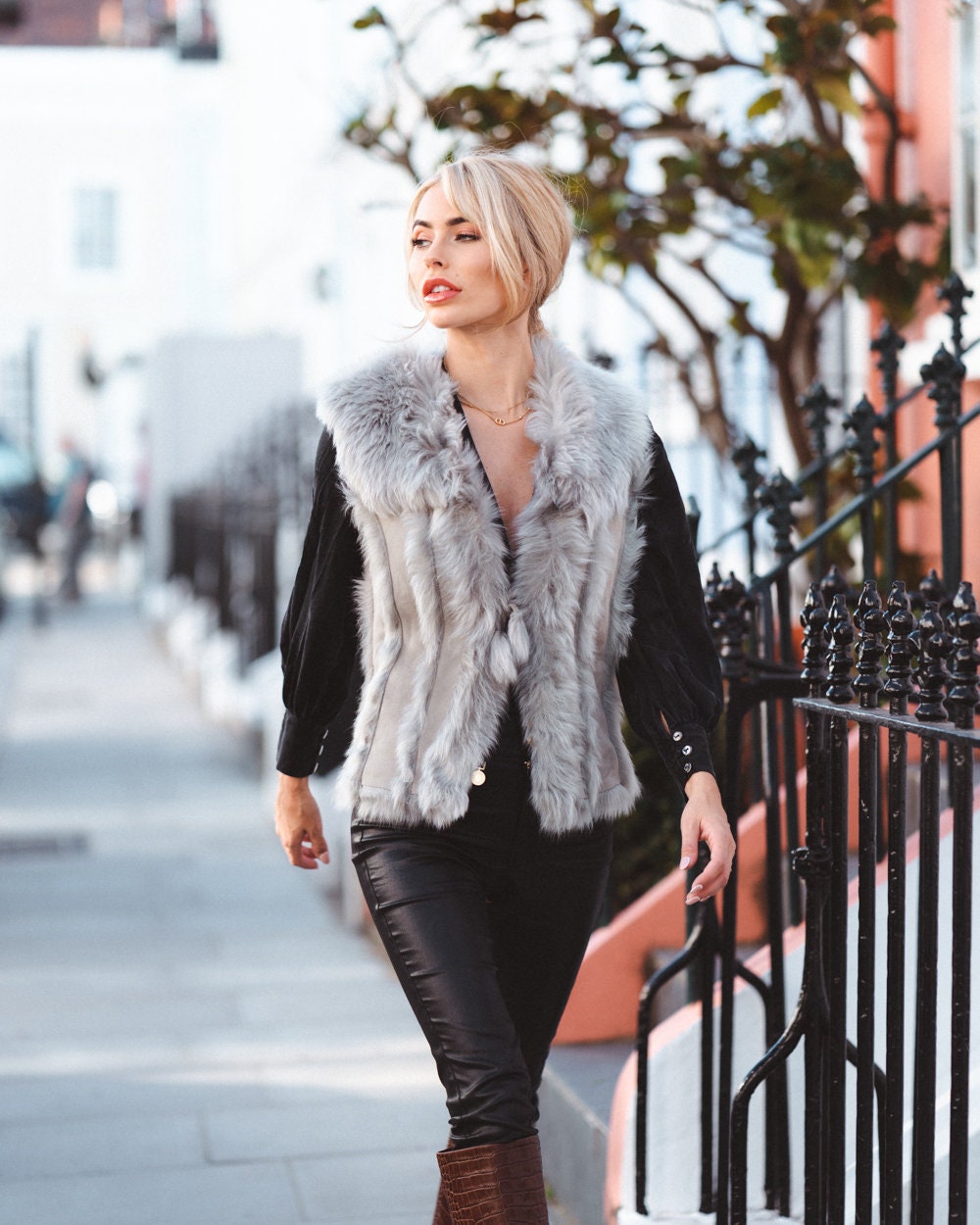 Image of Grey Piece Toscana Gilet